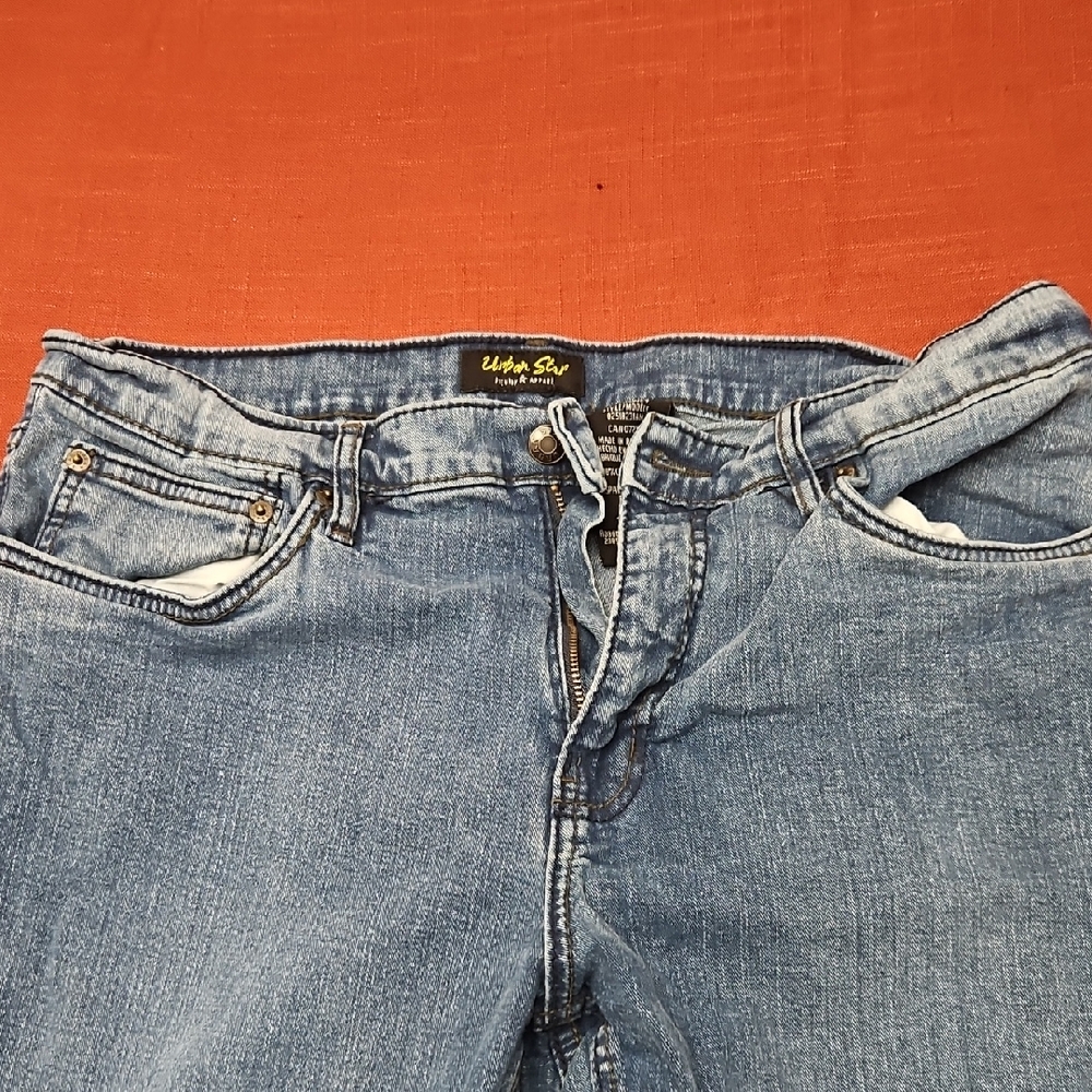 Urban Star Men's Relaxed Fit Jeans - Blue
